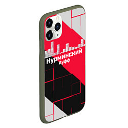 Чехол iPhone 11 Pro матовый Нурминский, цвет: 3D-темно-зеленый — фото 2