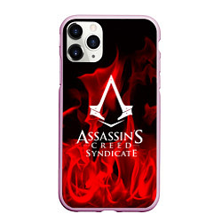 Чехол iPhone 11 Pro матовый Assassin’s Creed: Syndicate, цвет: 3D-розовый