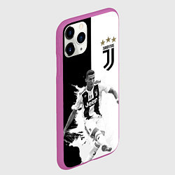 Чехол iPhone 11 Pro матовый Cristiano Ronaldo, цвет: 3D-фиолетовый — фото 2