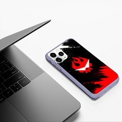 Чехол iPhone 11 Pro матовый GURREN LAGANN, цвет: 3D-светло-сиреневый — фото 2