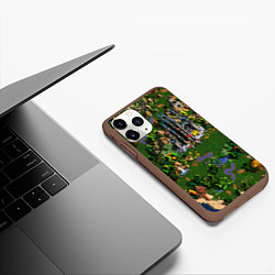 Чехол iPhone 11 Pro матовый Heroes of Might and Magic, цвет: 3D-коричневый — фото 2