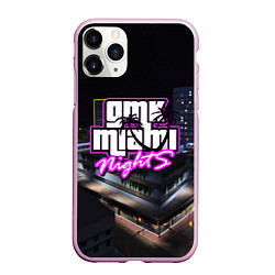 Чехол iPhone 11 Pro матовый GTA VI: MIAMI NIGHTS