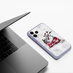 Чехол iPhone 11 Pro матовый Three Days Grace, цвет: 3D-светло-сиреневый — фото 2