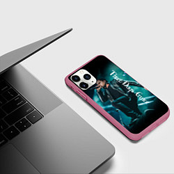 Чехол iPhone 11 Pro матовый Three Days Grace, цвет: 3D-малиновый — фото 2