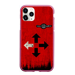 Чехол iPhone 11 Pro матовый THREE DAYS GRACE RED