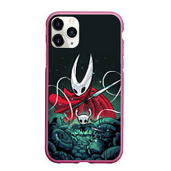 Чехол iPhone 11 Pro матовый Hollow Knight, цвет: 3D-малиновый