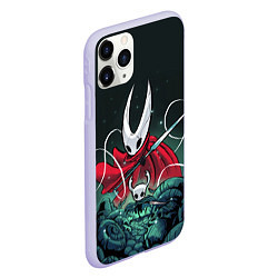 Чехол iPhone 11 Pro матовый Hollow Knight, цвет: 3D-светло-сиреневый — фото 2