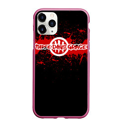 Чехол iPhone 11 Pro матовый Three days grace