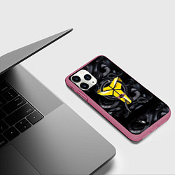 Чехол iPhone 11 Pro матовый Los Angeles LakersKobe Bryan, цвет: 3D-малиновый — фото 2