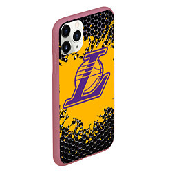 Чехол iPhone 11 Pro матовый Kobe Bryant, цвет: 3D-малиновый — фото 2