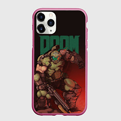 Чехол iPhone 11 Pro матовый Doom