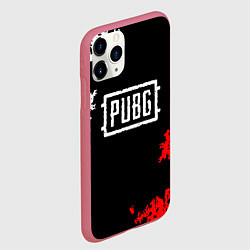 Чехол iPhone 11 Pro матовый PUBG, цвет: 3D-малиновый — фото 2