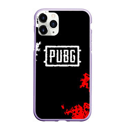 Чехол iPhone 11 Pro матовый PUBG, цвет: 3D-светло-сиреневый