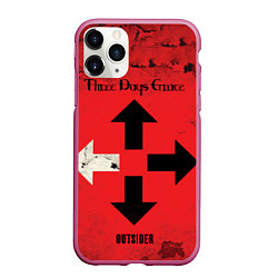 Чехол iPhone 11 Pro матовый Three Days Grace