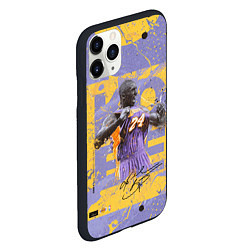 Чехол iPhone 11 Pro матовый Kobe Bryant, цвет: 3D-черный — фото 2