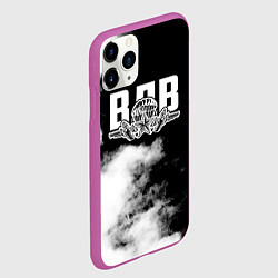 Чехол iPhone 11 Pro матовый ВДВ, цвет: 3D-фиолетовый — фото 2