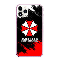 Чехол iPhone 11 Pro матовый UMBRELLA CORP, цвет: 3D-розовый