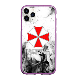 Чехол iPhone 11 Pro матовый UMBRELLA CORP, цвет: 3D-фиолетовый