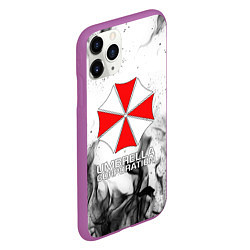 Чехол iPhone 11 Pro матовый UMBRELLA CORP, цвет: 3D-фиолетовый — фото 2