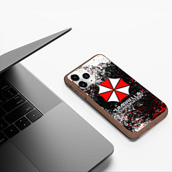 Чехол iPhone 11 Pro матовый UMBRELLA CORP, цвет: 3D-коричневый — фото 2