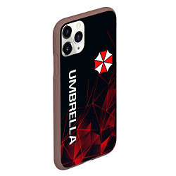 Чехол iPhone 11 Pro матовый UMBRELLA CORP, цвет: 3D-коричневый — фото 2