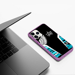 Чехол iPhone 11 Pro матовый ВВС России Камуфляж, цвет: 3D-фиолетовый — фото 2