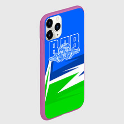Чехол iPhone 11 Pro матовый ВДВ, цвет: 3D-фиолетовый — фото 2