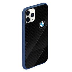 Чехол iPhone 11 Pro матовый BMW, цвет: 3D-тёмно-синий — фото 2