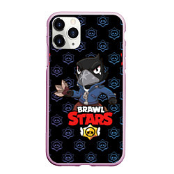 Чехол iPhone 11 Pro матовый BRAWL STARS CROW