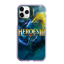 Чехол iPhone 11 Pro матовый Heroes of Might and Magic, цвет: 3D-светло-сиреневый