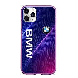 Чехол iPhone 11 Pro матовый BMW, цвет: 3D-фиолетовый