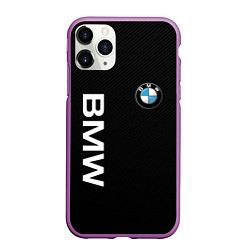 Чехол iPhone 11 Pro матовый BMW, цвет: 3D-фиолетовый