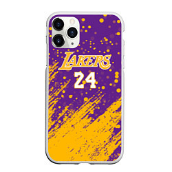 Чехол iPhone 11 Pro матовый KOBE BRYANT, цвет: 3D-белый