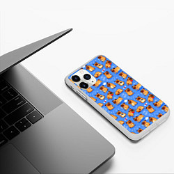 Чехол iPhone 11 Pro матовый Best Friends, цвет: 3D-белый — фото 2