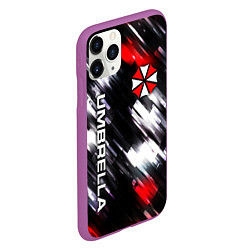 Чехол iPhone 11 Pro матовый UMBRELLA CORPORATION, цвет: 3D-фиолетовый — фото 2