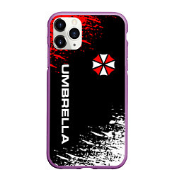 Чехол iPhone 11 Pro матовый UMBRELLA CORPORATION, цвет: 3D-фиолетовый