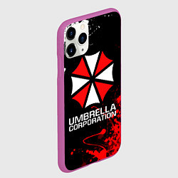 Чехол iPhone 11 Pro матовый UMBRELLA CORPORATION, цвет: 3D-фиолетовый — фото 2