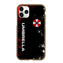 Чехол iPhone 11 Pro матовый UMBRELLA CORPORATION, цвет: 3D-коричневый