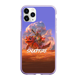 Чехол iPhone 11 Pro матовый Snapfire, цвет: 3D-светло-сиреневый