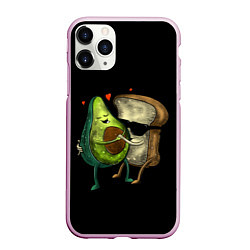 Чехол iPhone 11 Pro матовый Love, цвет: 3D-розовый