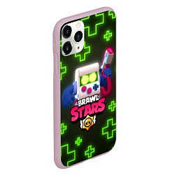 Чехол iPhone 11 Pro матовый Brawl Stars 8 Bit Classic, цвет: 3D-розовый — фото 2