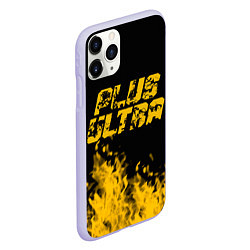 Чехол iPhone 11 Pro матовый MY HERO ACADEMIA plus ultra горит, цвет: 3D-светло-сиреневый — фото 2