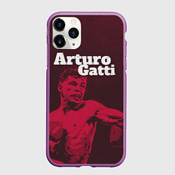 Чехол iPhone 11 Pro матовый Arturo Gatti, цвет: 3D-фиолетовый