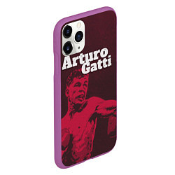 Чехол iPhone 11 Pro матовый Arturo Gatti, цвет: 3D-фиолетовый — фото 2