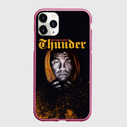 Чехол iPhone 11 Pro матовый Arturo 'Thunder' Gatti, цвет: 3D-малиновый