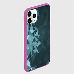 Чехол iPhone 11 Pro матовый Turquoise shift, цвет: 3D-фиолетовый — фото 2