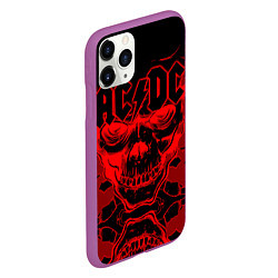 Чехол iPhone 11 Pro матовый ACDC, цвет: 3D-фиолетовый — фото 2