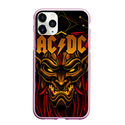 Чехол iPhone 11 Pro матовый ACDC, цвет: 3D-розовый