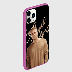 Чехол iPhone 11 Pro матовый Егор Крид, цвет: 3D-фиолетовый — фото 2
