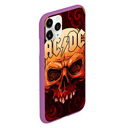 Чехол iPhone 11 Pro матовый ACDC, цвет: 3D-фиолетовый — фото 2